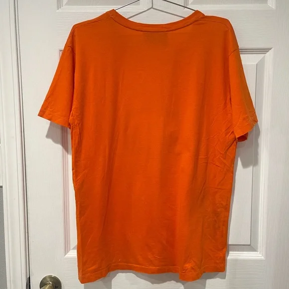 Gucci Bright Orange Classic Logo Graphic Tee - Picture 3 of 5